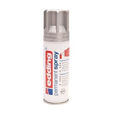 edding Premium 5200 - Spuitverf - acrylverf - zilver - mat - 200 ml edding Premium 5200 - Spuitverf - acrylverf - zilver - mat - 200 ml