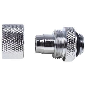 Alphacool Eiszapfen 19/13mm compression fitting G1/4 - Installatie vloeistofkoelsysteem - chroom, zilver-nikkel Alphacool Eiszapfen 19/13mm compression fitting G1/4 - Installatie vloeistofkoelsysteem - chroom, zilver-nikkel