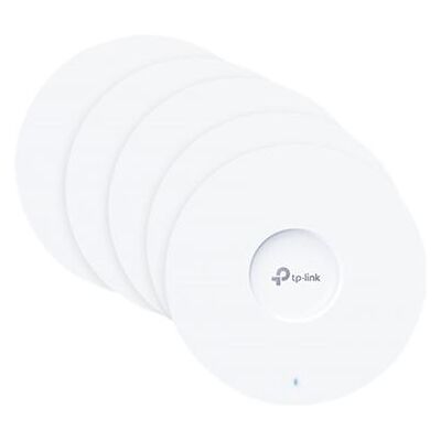 TP-Link Omada EAP613 V1 - Draadloze-toegangspunt - Wi-Fi 6 - 2.4 GHz, 5 GHz - beheerd in Cloud - monteerbaar aan muur/plafond (pak van 5) TP-Link Omada EAP613 V1 - Draadloze-toegangspunt - Wi-Fi 6 - 2.4 GHz, 5 GHz - beheerd in Cloud - monteerbaar aan muur/plafond (pak van 5)