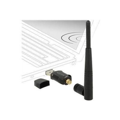 Delock USB 2.0 Dual Band WLAN ac/a/b/g/n Stick - Netwerkadapter - USB 2.0 - Wi-Fi 5 - zwart Delock USB 2.0 Dual Band WLAN ac/a/b/g/n Stick - Netwerkadapter - USB 2.0 - Wi-Fi 5 - zwart