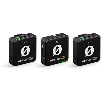 RØDE Wireless ME - Dual Set microfoonsysteem - USB - zwart RØDE Wireless ME - Dual Set microfoonsysteem - USB - zwart