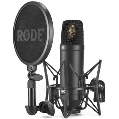 Rode RØDE NT1 - Microfoon - matzwart - met SMR shock mount Rode RØDE NT1 - Microfoon - matzwart - met SMR shock mount