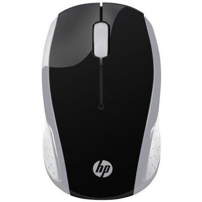 HP 200 - Muis - rechts- en linkshandig - optisch - draadloos - 2.4 GHz - USB draadloze ontvanger - zilver - voor Pavilion 24, 27, 590, 595, TP01 HP 200 - Muis - rechts- en linkshandig - optisch - draadloos - 2.4 GHz - USB draadloze ontvanger - zilver - voor Pavilion 24, 27, 590, 595, TP01
