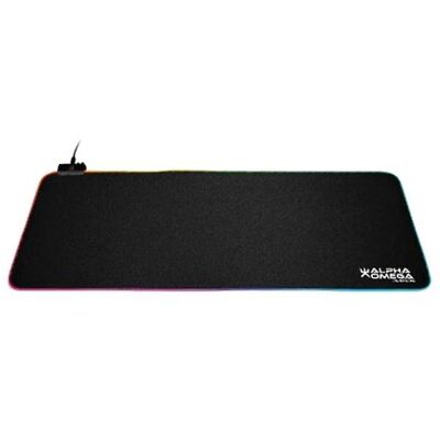 Alpha Omega Players XXL RGB muismat zwart Alpha Omega Players XXL RGB muismat zwart