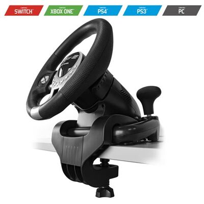 Suza Spirit Of Gamer Race Pro Wheel 2 - Stuur en pedalen-set - met bekabeling - voor PC, Sony PlayStation 3, Microsoft Xbox One, Sony PlayStation 4 Suza Spirit Of Gamer Race Pro Wheel 2 - Stuur en pedalen-set - met bekabeling - voor PC, Sony PlayStation 3, Microsoft Xbox One, Sony PlayStation 4