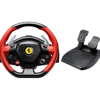 Thrustmaster Ferrari 458 Spider - Stuur en pedalen-set - met bekabeling - voor Microsoft Xbox One Thrustmaster Ferrari 458 Spider - Stuur en pedalen-set - met bekabeling - voor Microsoft Xbox One