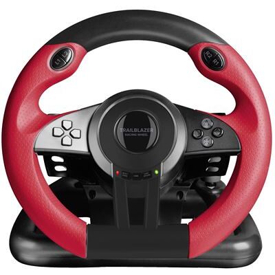 Jöllenbeck SPEEDLINK TRAILBLAZER Racing Wheel - Stuur en pedalen-set - met bekabeling - zwart - voor Sony PlayStation 3, Microsoft Xbox One, Sony PlayStation 4 Jöllenbeck SPEEDLINK TRAILBLAZER Racing Wheel - Stuur en pedalen-set - met bekabeling - zwart - voor Sony PlayStation 3, Microsoft Xbox One, Sony PlayStation 4
