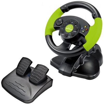 Esperanza - High Octane XBOX Edition - stuur en pedalen-set - met bekabeling - voor Sony PlayStation 2, Sony PlayStation, PC, Microsoft Xbox 360, Sony PSX, Sony PlayStation 3 Esperanza - High Octane XBOX Edition - stuur en pedalen-set - met bekabeling - voor Sony PlayStation 2, Sony PlayStation, PC, Microsoft Xbox 360, Sony PSX, Sony PlayStation 3