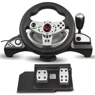 Centrumelektroniki NanoRS RS700 - Stuur en pedalen-set - met bekabeling - voor PC, Sony PlayStation 3, Microsoft Xbox 360, Microsoft Xbox One, Nintendo Switch, Sony PlayStation 4, Android Centrumelektroniki NanoRS RS700 - Stuur en pedalen-set - met bekabeling - voor PC, Sony PlayStation 3, Microsoft Xbox 360, Microsoft Xbox One, Nintendo Switch, Sony PlayStation 4, Android