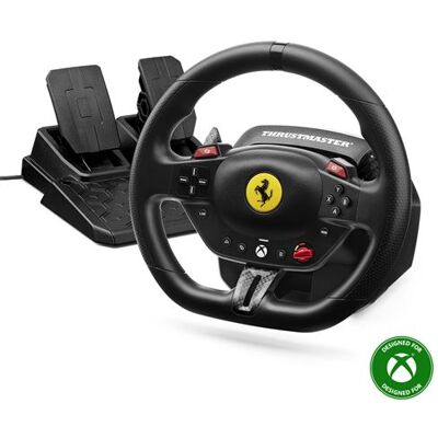 Gamingstuur Thrustmaster T98 Ferrari 296 GTS + pedaalset T2PM Zwart voor Xbox Series XS Xbox One en pc Gamingstuur Thrustmaster T98 Ferrari 296 GTS + pedaalset T2PM Zwart voor Xbox Series XS Xbox One en pc