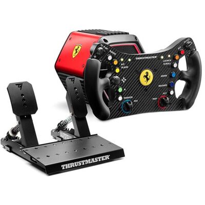 Thrustmaster Gaming racestuur T818 Ferrari 488 GT3 + Thrustmaster Pedaalset voor PC Thrustmaster Gaming racestuur T818 Ferrari 488 GT3 + Thrustmaster Pedaalset voor PC