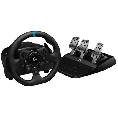 Gaming Pack Logitech Stuur en Pedalen G923 Trueforce voor PS4 / PS5 / PC Gaming Pack Logitech Stuur en Pedalen G923 Trueforce voor PS4 / PS5 / PC