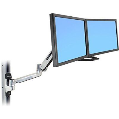 Ergotron - Bevestigingskit (handgreep, montage dubbel scherm) - voor 2 LCD-schermen - zwart - schermgrootte: 17"-24" - voor P/N: 45-353-026 Ergotron - Bevestigingskit (handgreep, montage dubbel scherm) - voor 2 LCD-schermen - zwart - schermgrootte: 17"-24" - voor P/N: 45-353-026