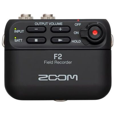 Zoom Dictafoon F2/B 32 Bit met lavaliermicrofoon Zwart Zoom Dictafoon F2/B 32 Bit met lavaliermicrofoon Zwart