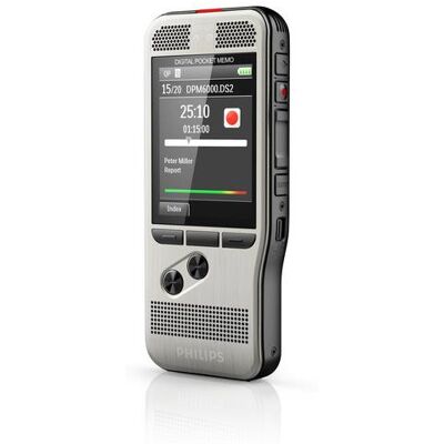Philips Dictafoon DPM6000 met micro USB-poort en geheugenkaart Philips Dictafoon DPM6000 met micro USB-poort en geheugenkaart