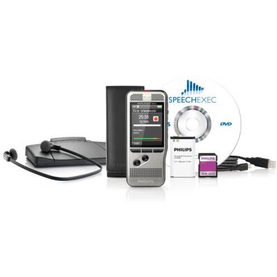 Philips Dicteerrecorder Pocket Memo DPM6700 en transcriptieset Philips Dicteerrecorder Pocket Memo DPM6700 en transcriptieset