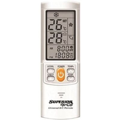 Mbg Superior AirCo Plus - Afstandsbediening - display - LCD - infrarood Mbg Superior AirCo Plus - Afstandsbediening - display - LCD - infrarood