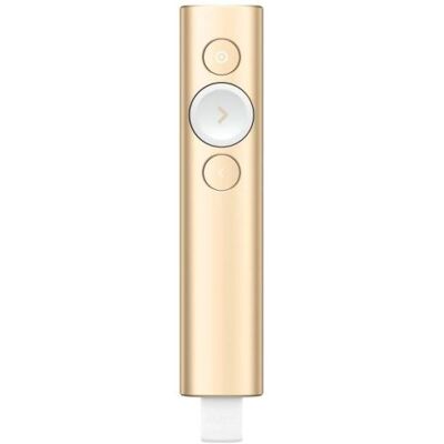 Logitech Spotlight - Afstandsbediening presentatie - 3 knoppen - goud Logitech Spotlight - Afstandsbediening presentatie - 3 knoppen - goud