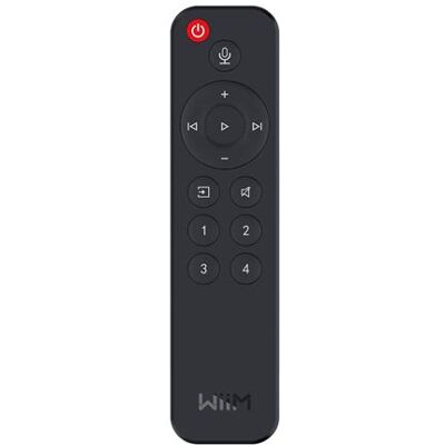 Wiim Remote stembediening voor Mini Pro en Pro Plus Hi-Fi netwerkspelers Zwart Wiim Remote stembediening voor Mini Pro en Pro Plus Hi-Fi netwerkspelers Zwart