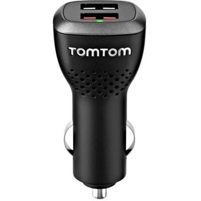 Générique TomTom High-Speed Dual Charger - Stroomadapter voor auto - 2.4 A - 2 uitgangsaansluitingen (USB) - voor GO 620, 6200; GO Professional 520, 620, 62XX; RIDER 410, 42, 420, 450, 500, 550; VIA 53 Générique TomTom High-Speed Dual Charger - Stroomadapter voor auto - 2.4 A - 2 uitgangsaansluitingen (USB) - voor GO 620, 6200; GO Professional 520, 620, 62XX; RIDER 410, 42, 420, 450, 500, 550; VIA 53