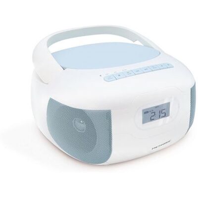 Metronic Bluetooth MP3-cd-speler Céleste Pastelblauw met USB-poort Metronic Bluetooth MP3-cd-speler Céleste Pastelblauw met USB-poort