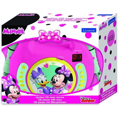 Lexibook cd-speler met Disney Minnie-microfoons Lexibook cd-speler met Disney Minnie-microfoons