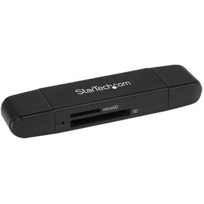StarTech.com USB 3.0 Geheugenkaart Reader/Writer voor SD en microSD Kaarten, USB 3.0 SD Card Reader, Compact, 5Gbps, USB-C en USB-A, MicroSD USB Adapter (SDMSDRWU3AC) - Kaartlezer (MMC, SD, microSD, SDHC, microSDHC, SDXC, microSDXC) - USB 3.0/USB-C StarTech.com USB 3.0 Geheugenkaart Reader/Writer voor SD en microSD Kaarten, USB 3.0 SD Card Reader, Compact, 5Gbps, USB-C en USB-A, MicroSD USB Adapter (SDMSDRWU3AC) - Kaartlezer (MMC, SD, microSD, SDHC, microSDHC, SDXC, microSDXC) - USB 3.0/USB-C