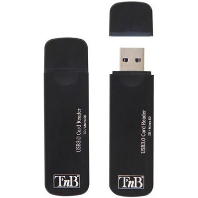 TNB T'nB - Kaartlezer (microSD, SDHC, SDXC) - USB 3.0 TNB T'nB - Kaartlezer (microSD, SDHC, SDXC) - USB 3.0