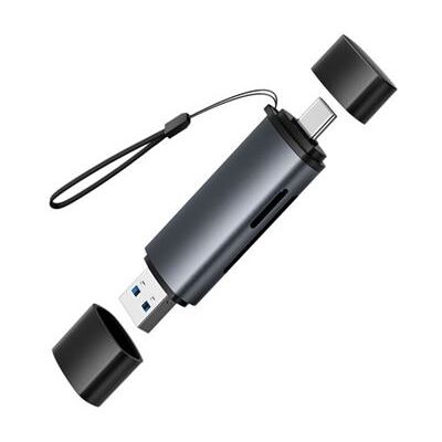 DLH - Kaartlezer (SD, microSD, microSDHC, microSDXC, SDHC, SDXC, TransFlash) - USB / USB-C DLH - Kaartlezer (SD, microSD, microSDHC, microSDXC, SDHC, SDXC, TransFlash) - USB / USB-C