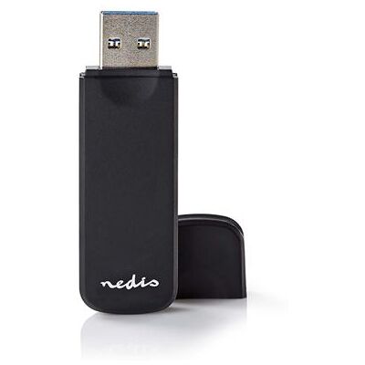 Nedis CRDRU3100BK - Kaartlezer - 7 in 1 (MMC, SD, microSD, SDHC, microSDHC, SDXC, microSDXC) - USB 3.0 Nedis CRDRU3100BK - Kaartlezer - 7 in 1 (MMC, SD, microSD, SDHC, microSDHC, SDXC, microSDXC) - USB 3.0