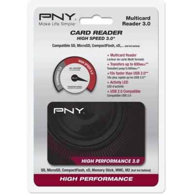 Lecteur de carte PNY Flash Reader USB 3.0 Lecteur de carte PNY Flash Reader USB 3.0