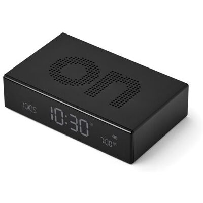 Lexon Omkeerbare LCD Wekkerradio Flip Premium Zwart Lexon Omkeerbare LCD Wekkerradio Flip Premium Zwart