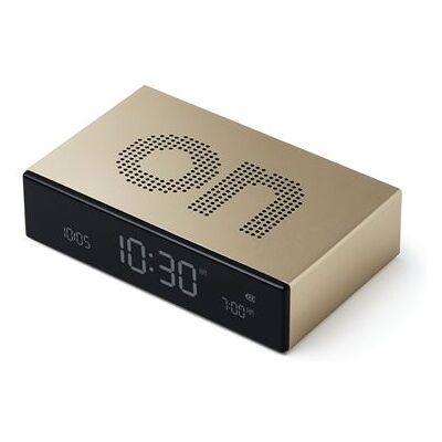Lexon Omkeerbare LCD Wekkerradio Flip Premium Goud Lexon Omkeerbare LCD Wekkerradio Flip Premium Goud