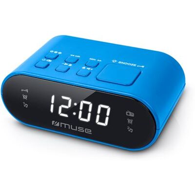 Muse Wekkerradio M-10 BL Blauw Muse Wekkerradio M-10 BL Blauw