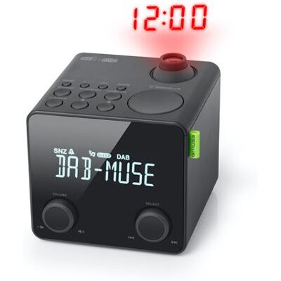 Muse M-189 CDB Wekkerradio met projectie Zwart Muse M-189 CDB Wekkerradio met projectie Zwart