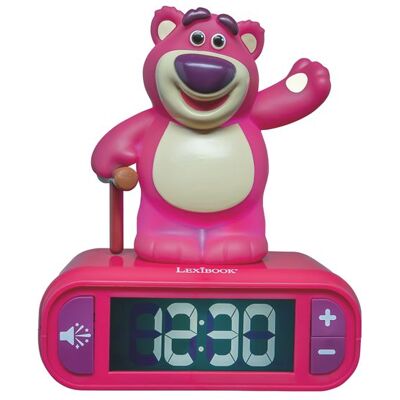 Wekker met geluidseffecten en lichtjes Lexibook Lotso Toy Story Wekker met geluidseffecten en lichtjes Lexibook Lotso Toy Story