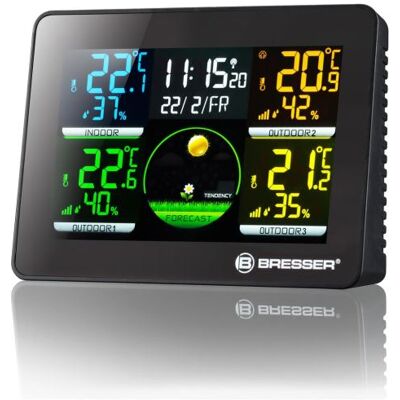Bresser Thermo Hygrometer Quadro Nlx Weerstation Zwart Bresser Thermo Hygrometer Quadro Nlx Weerstation Zwart