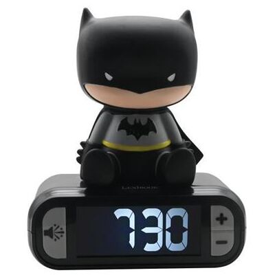 Digitale wekker met nachtlampje Lexibook Batman 3D Digitale wekker met nachtlampje Lexibook Batman 3D