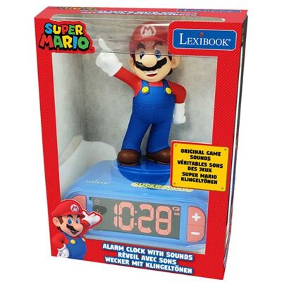 Kinderwekker Lexibook Super Mario met geluidseffecten Kinderwekker Lexibook Super Mario met geluidseffecten