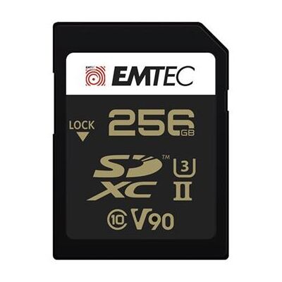 EMTEC V90 Ultra Pro - Flashgeheugenkaart - 256 GB - Video Class V90 / UHS-II U3 - SDXC UHS-II EMTEC V90 Ultra Pro - Flashgeheugenkaart - 256 GB - Video Class V90 / UHS-II U3 - SDXC UHS-II