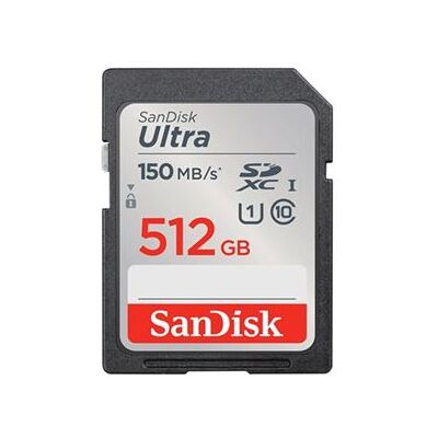 SanDisk Ultra - Flashgeheugenkaart - 512 GB - Class 10 - SDXC UHS-I SanDisk Ultra - Flashgeheugenkaart - 512 GB - Class 10 - SDXC UHS-I