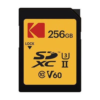 Kodak ULTRA PRO - Flashgeheugenkaart - 256 GB - Video Class V60 / UHS-II U3 / Class10 - SDXC UHS-II Kodak ULTRA PRO - Flashgeheugenkaart - 256 GB - Video Class V60 / UHS-II U3 / Class10 - SDXC UHS-II