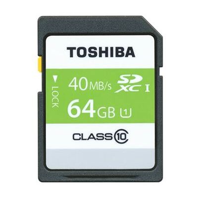 Toshiba Professional - Flashgeheugenkaart - 64 GB - UHS Class 1 / Class10 - SDXC UHS-I Toshiba Professional - Flashgeheugenkaart - 64 GB - UHS Class 1 / Class10 - SDXC UHS-I