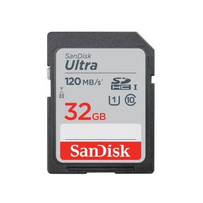 SanDisk Ultra - Flashgeheugenkaart - 32 GB - UHS-I U1 / Class10 - SDHC UHS-I SanDisk Ultra - Flashgeheugenkaart - 32 GB - UHS-I U1 / Class10 - SDHC UHS-I