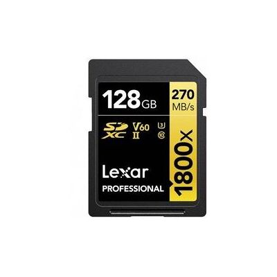 Lexar SDXC geheugenkaart 128 GB Zwart en Geel Lexar SDXC geheugenkaart 128 GB Zwart en Geel
