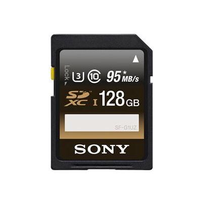 Sony SF-G1UZ - Flashgeheugenkaart - 128 GB - UHS Class 3 / Class10 - SDXC UHS-I Sony SF-G1UZ - Flashgeheugenkaart - 128 GB - UHS Class 3 / Class10 - SDXC UHS-I