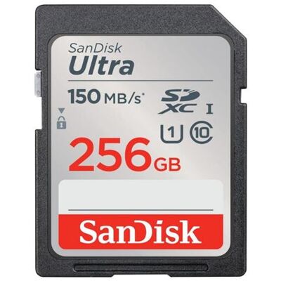 SanDisk SDXC-geheugenkaart Ultra 256 GB UHS-I U1 Klasse 10 SanDisk SDXC-geheugenkaart Ultra 256 GB UHS-I U1 Klasse 10