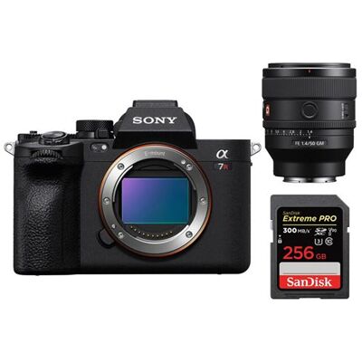 Sony A7R V Boîtier + FE 50 mm f1.4 GM + SanDisk 256GB Extreme Pro SDXC UHS-II U3 V90 300MB/s Sony A7R V Boîtier + FE 50 mm f1.4 GM + SanDisk 256GB Extreme Pro SDXC UHS-II U3 V90 300MB/s