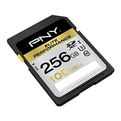PNY Elite Performance - Flashgeheugenkaart - 256 GB - UHS Class 3 / Class10 - SDXC UHS-I PNY Elite Performance - Flashgeheugenkaart - 256 GB - UHS Class 3 / Class10 - SDXC UHS-I
