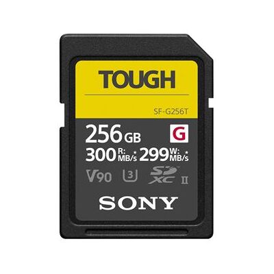 Sony SD-geheugenkaart 256 GB SF-G Tough Series Zwart Sony SD-geheugenkaart 256 GB SF-G Tough Series Zwart